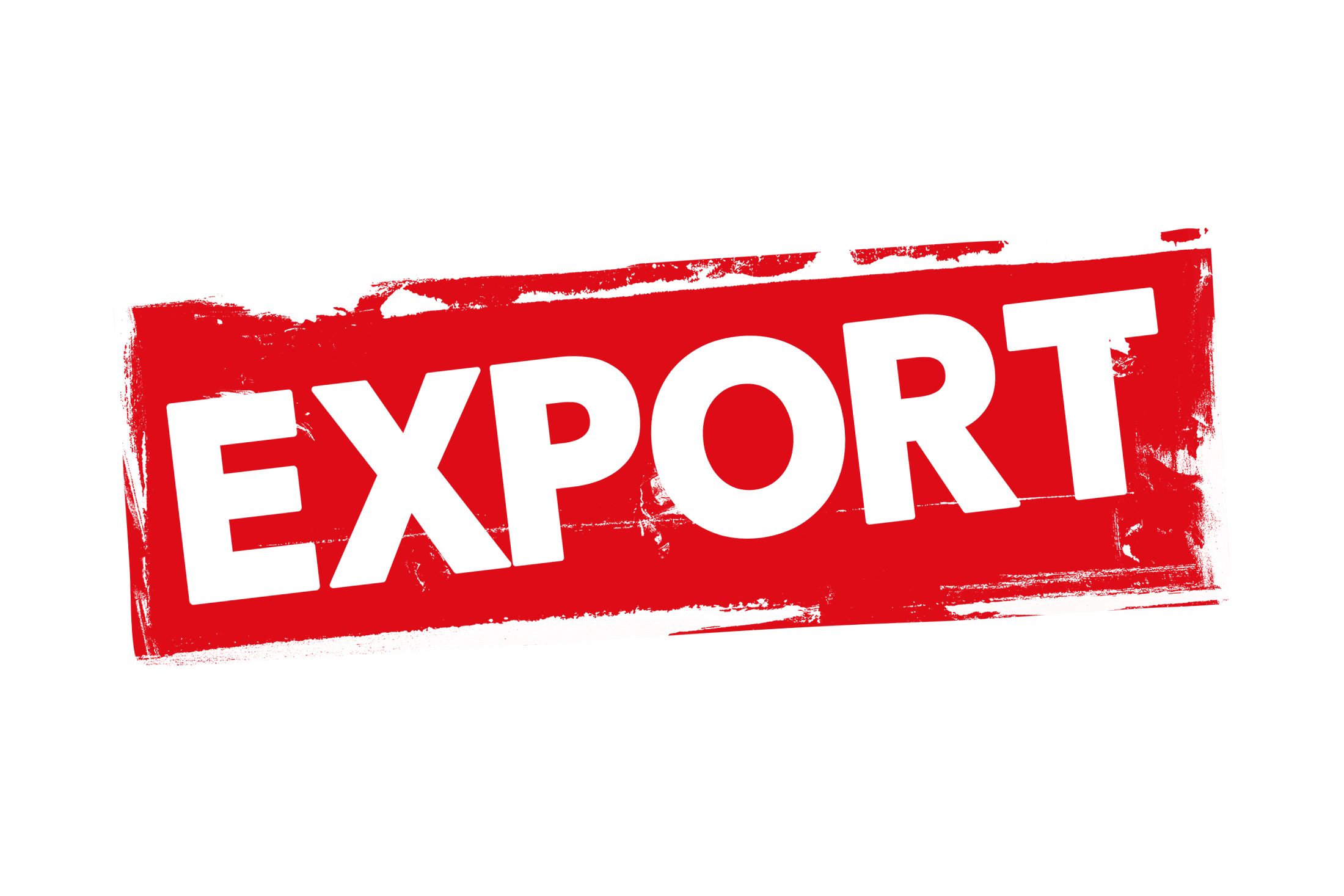 Grunge export label PSD