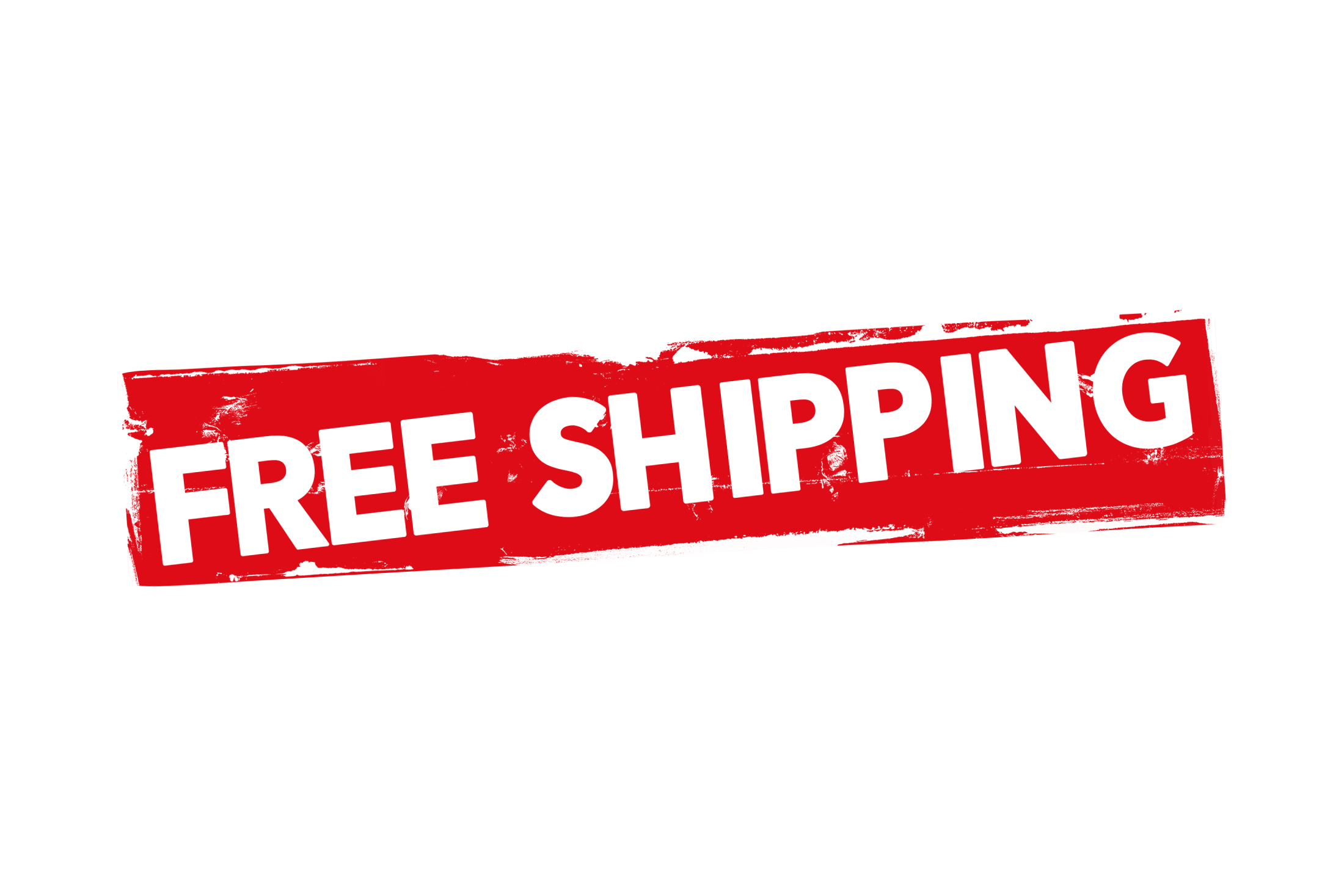 Grunge free shipping label PSD