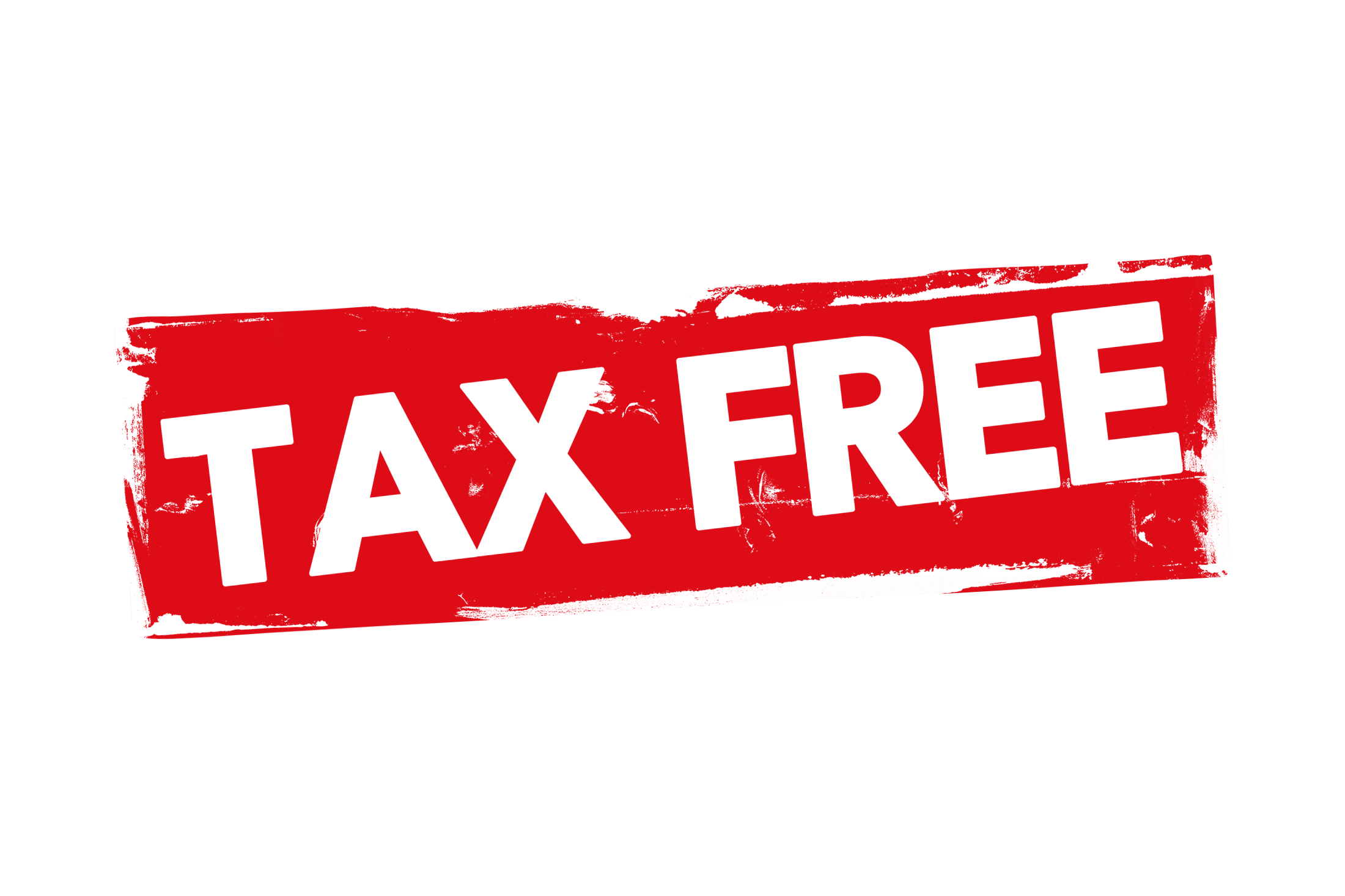 Grunge tax free label PSD
