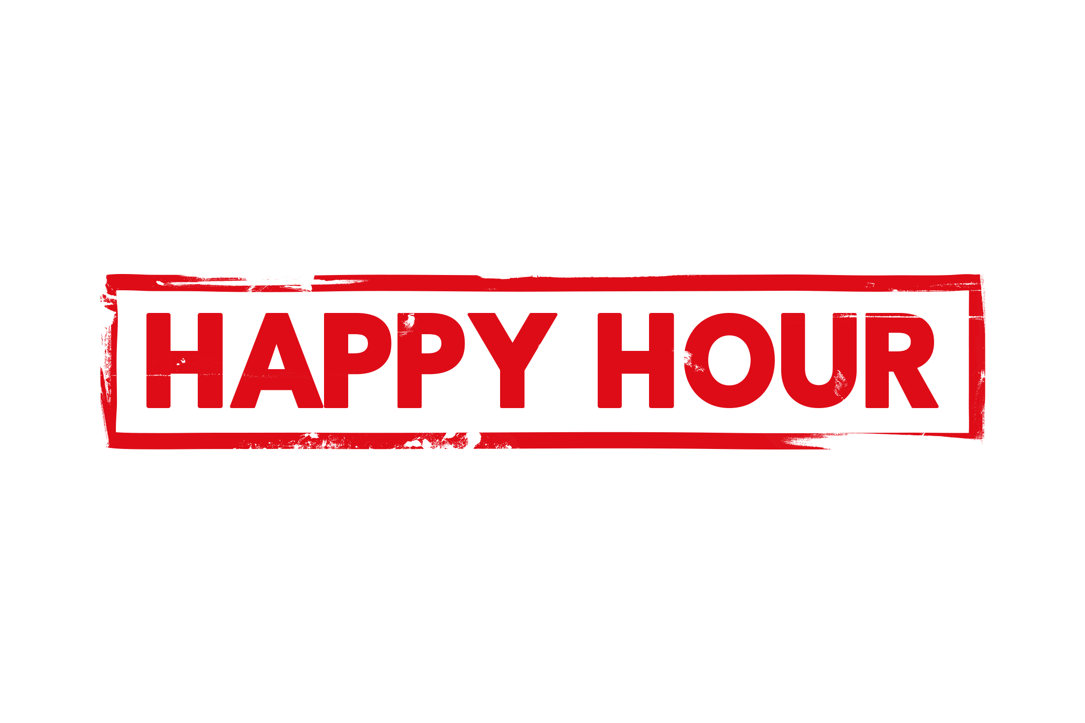 Happy hour stamp PSD