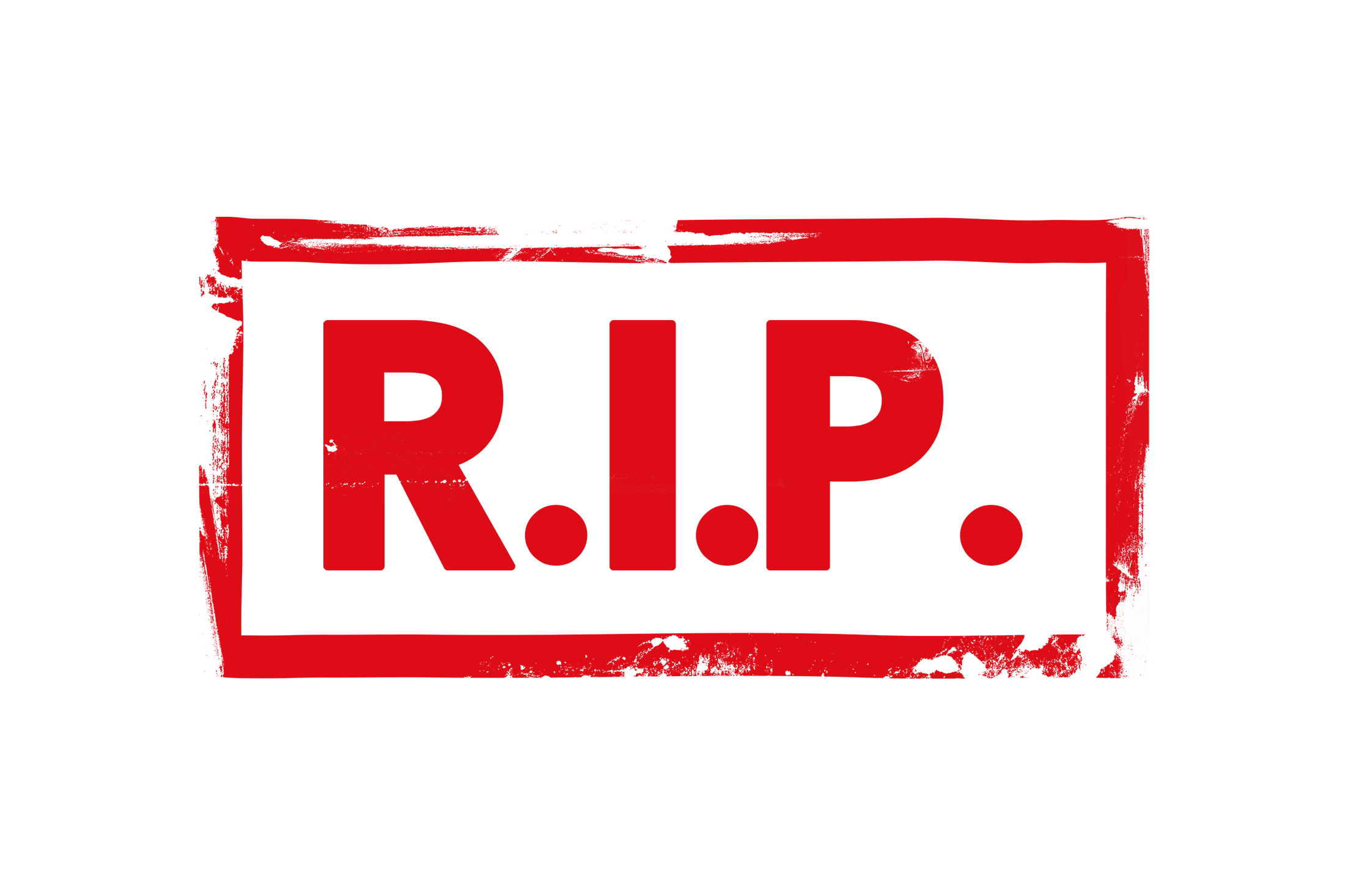 R.I.P PNG transparent image download, size: 2200x1467px