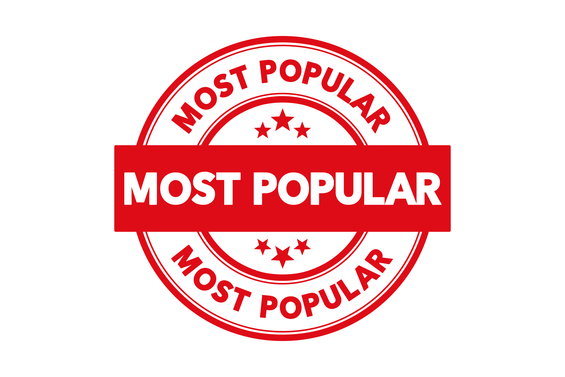 Round most popular stamp PSD