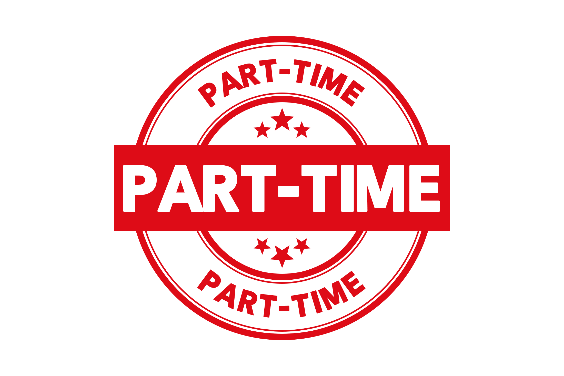 Round part time stamp PSD