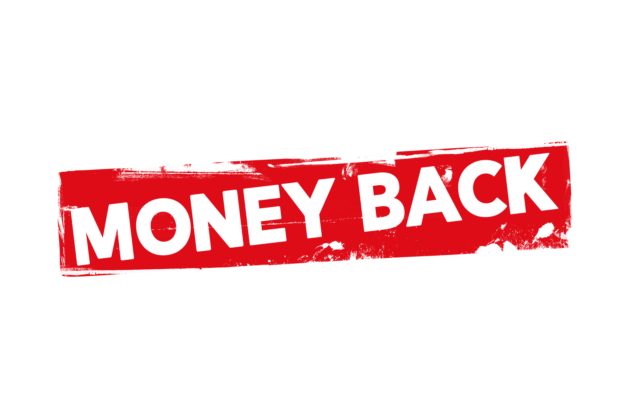 Grunge money back label PSD