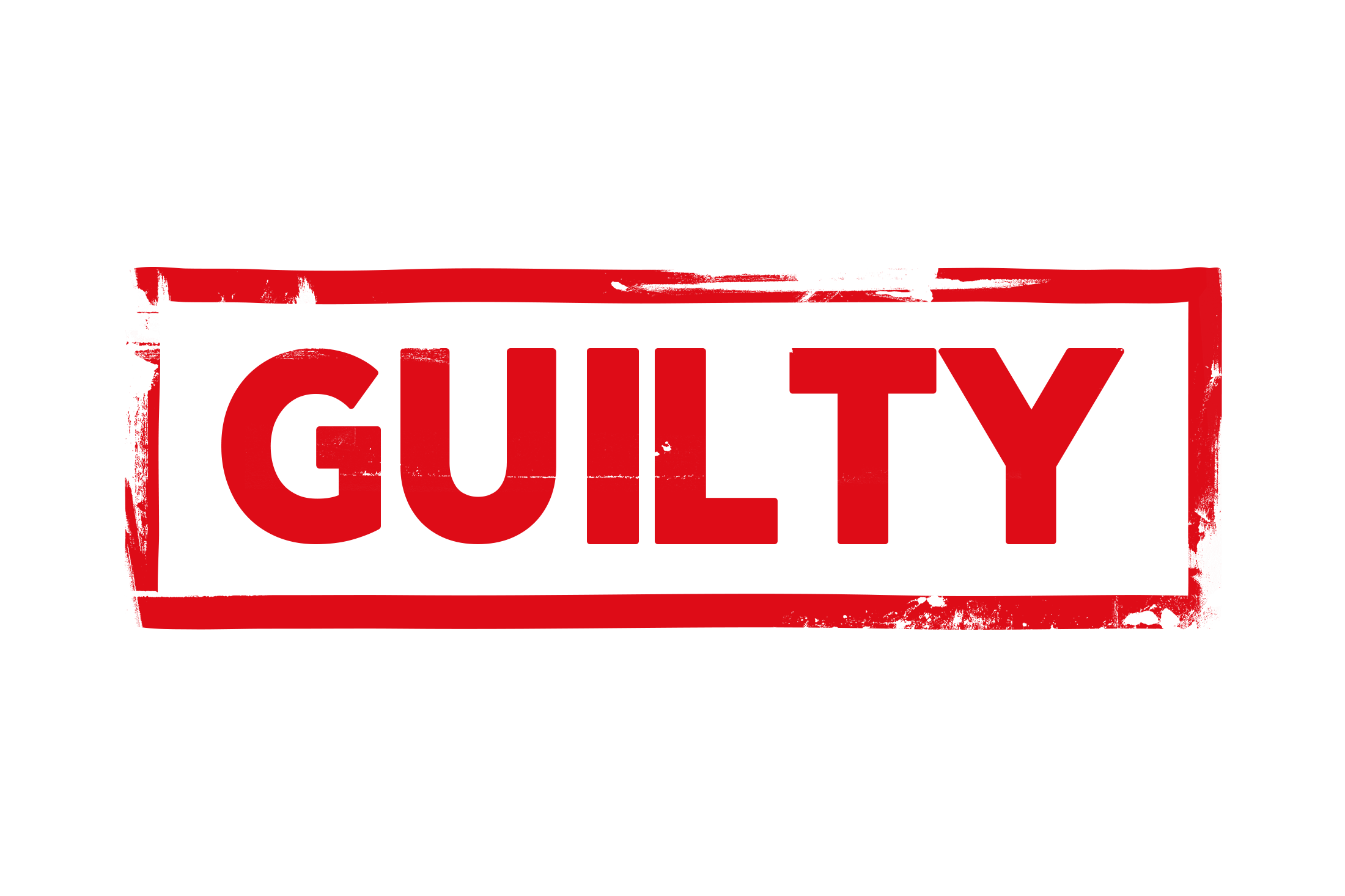 Guilty stamp PSD
