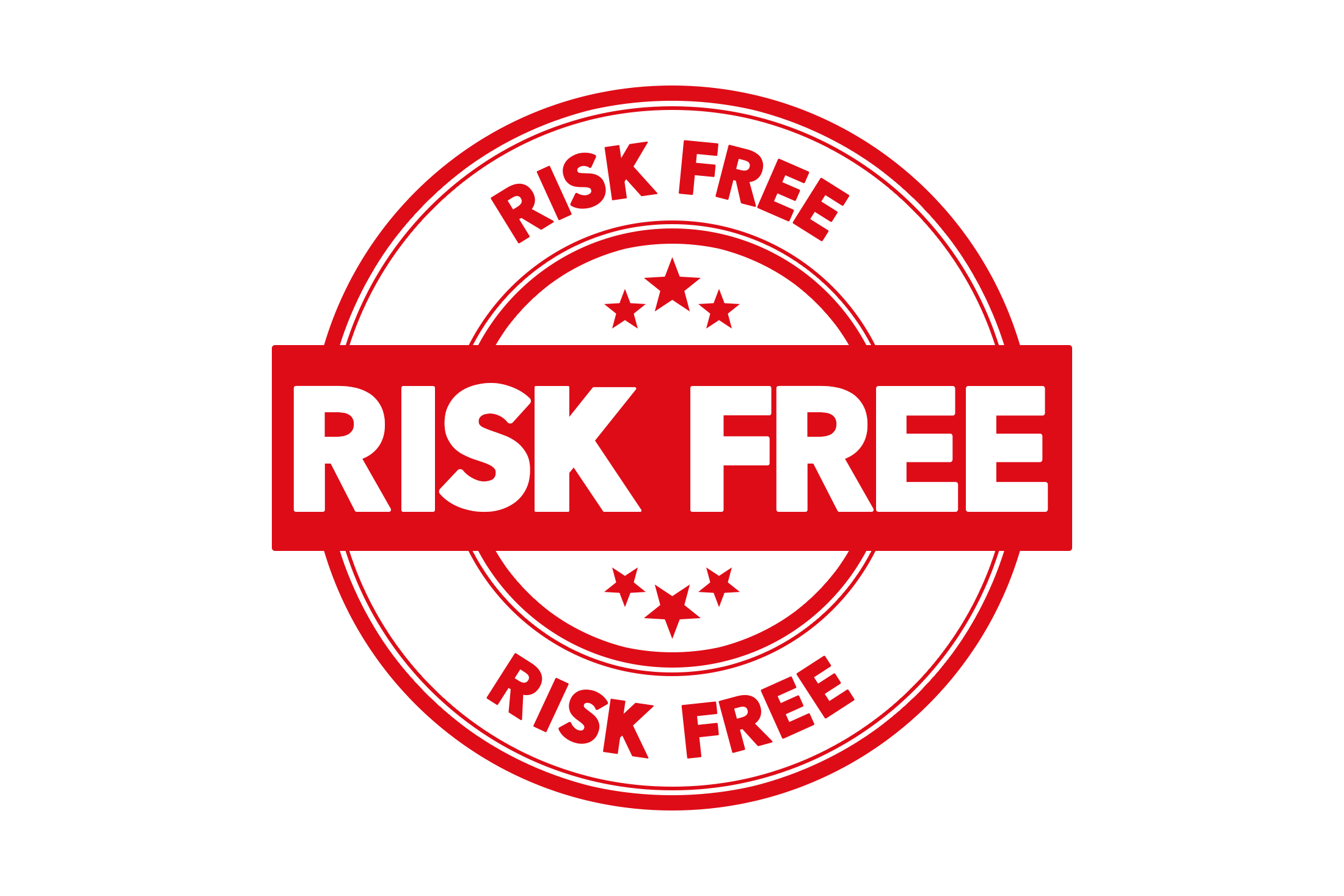 Round risk free stamp PSD