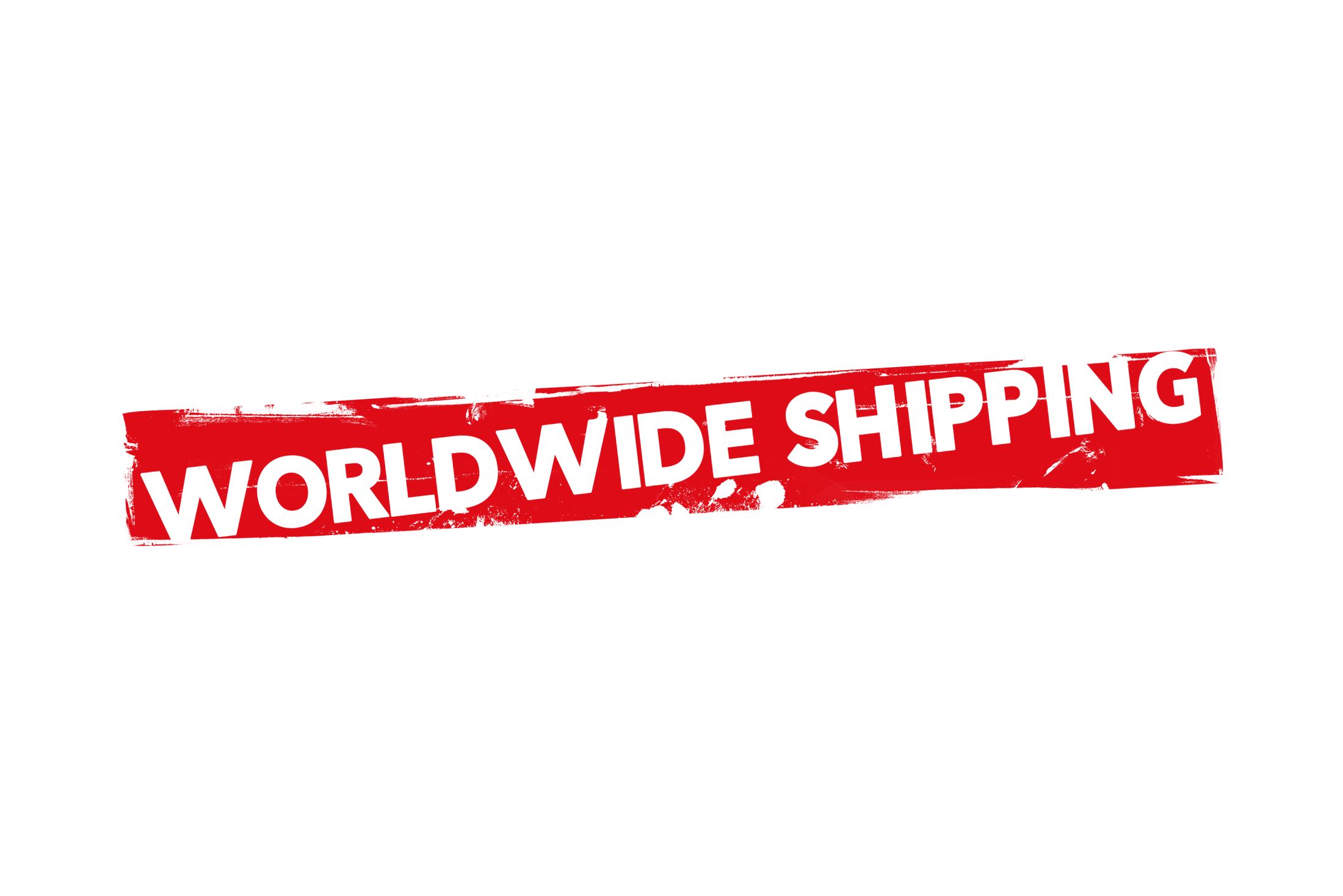 Grunge worldwide shipping label PSD