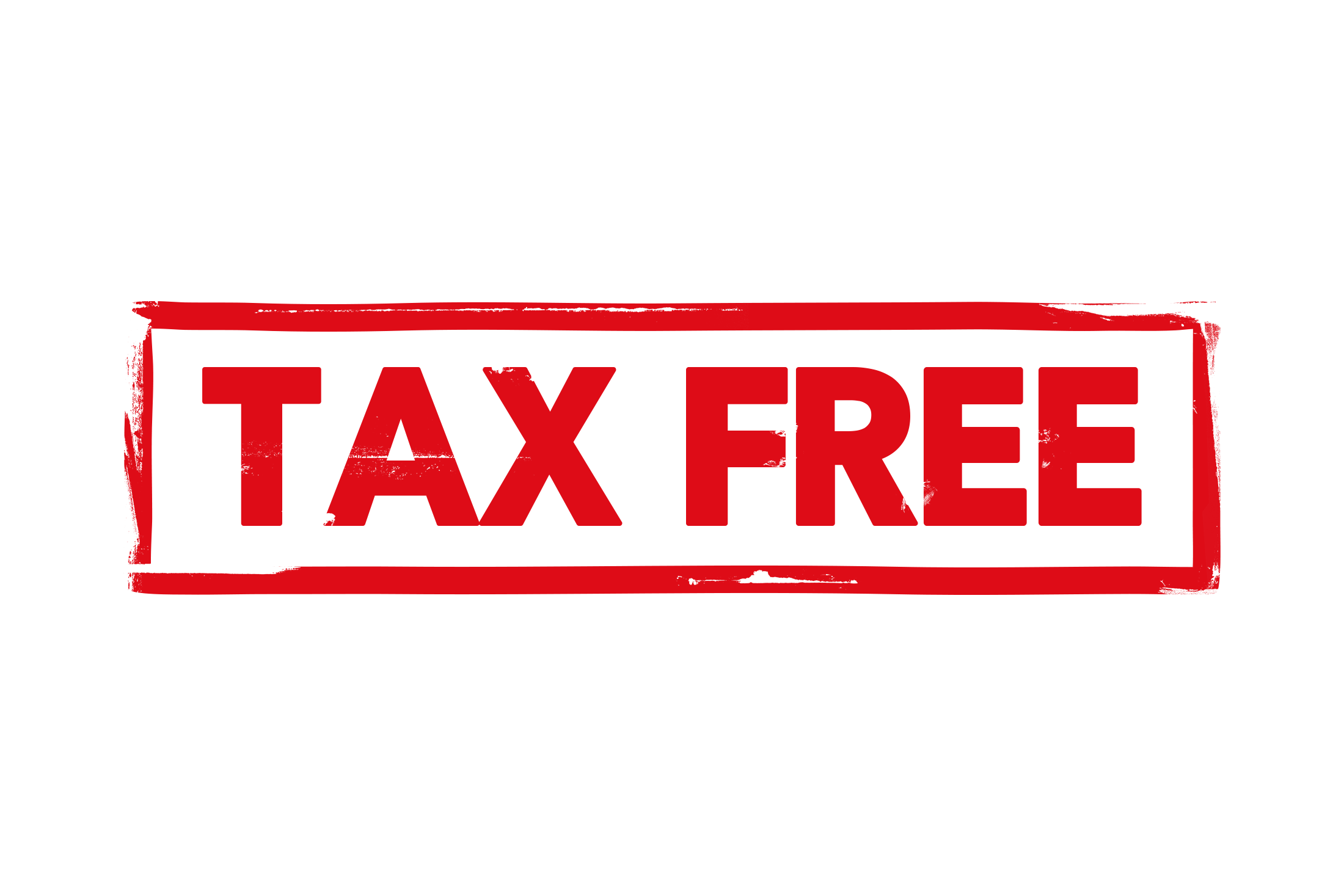 Tax free stamp PSD
