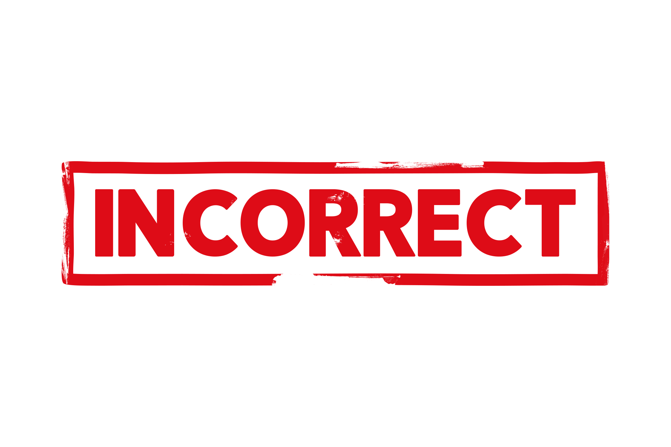 Incorrect Icons 4 Free Incorrect Icons Download Png S