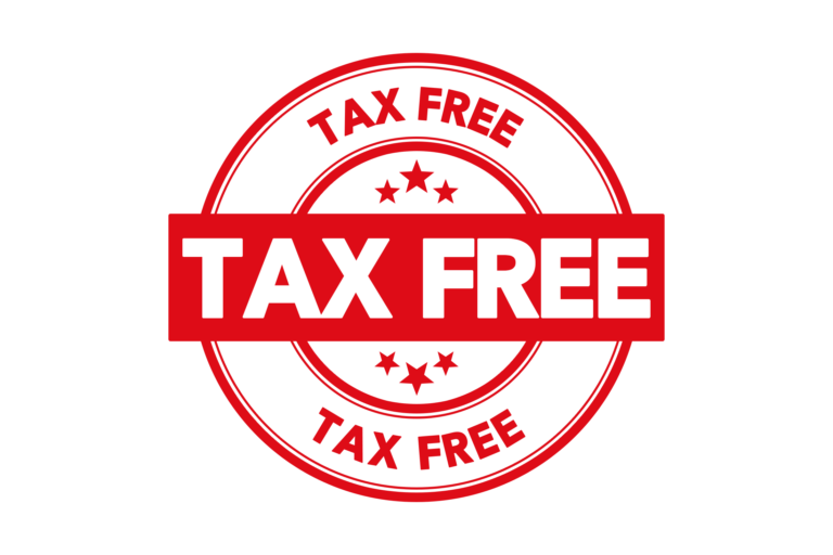 Round tax free stamp PSD PSDstamps