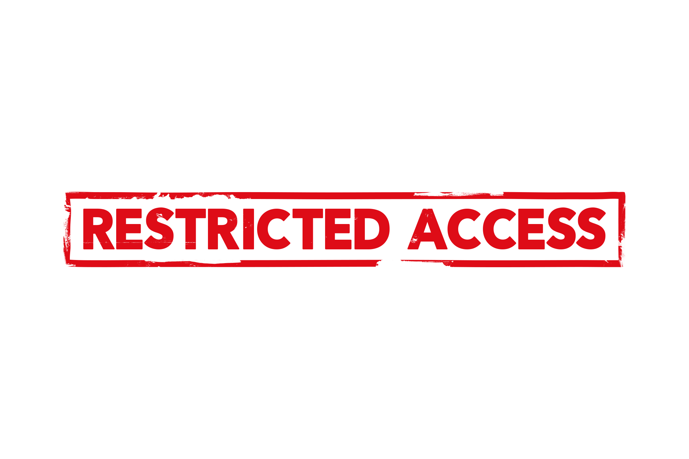 Restricted access stamp PSD