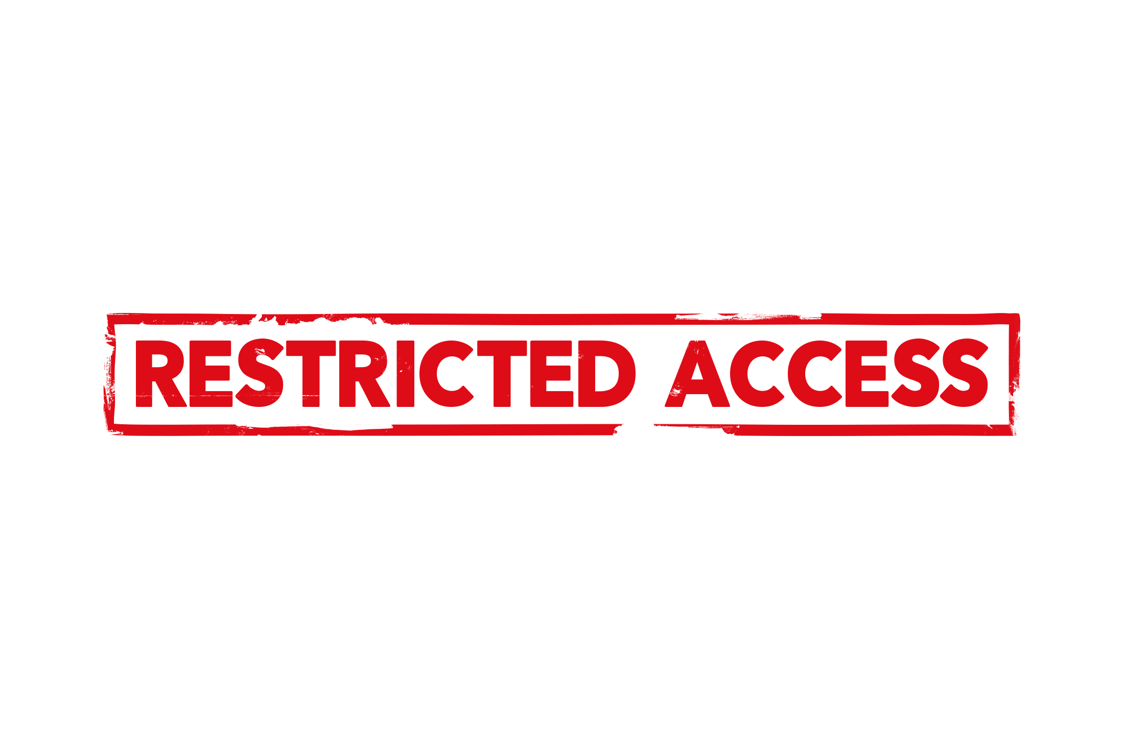 Restricted Access Sign Printable