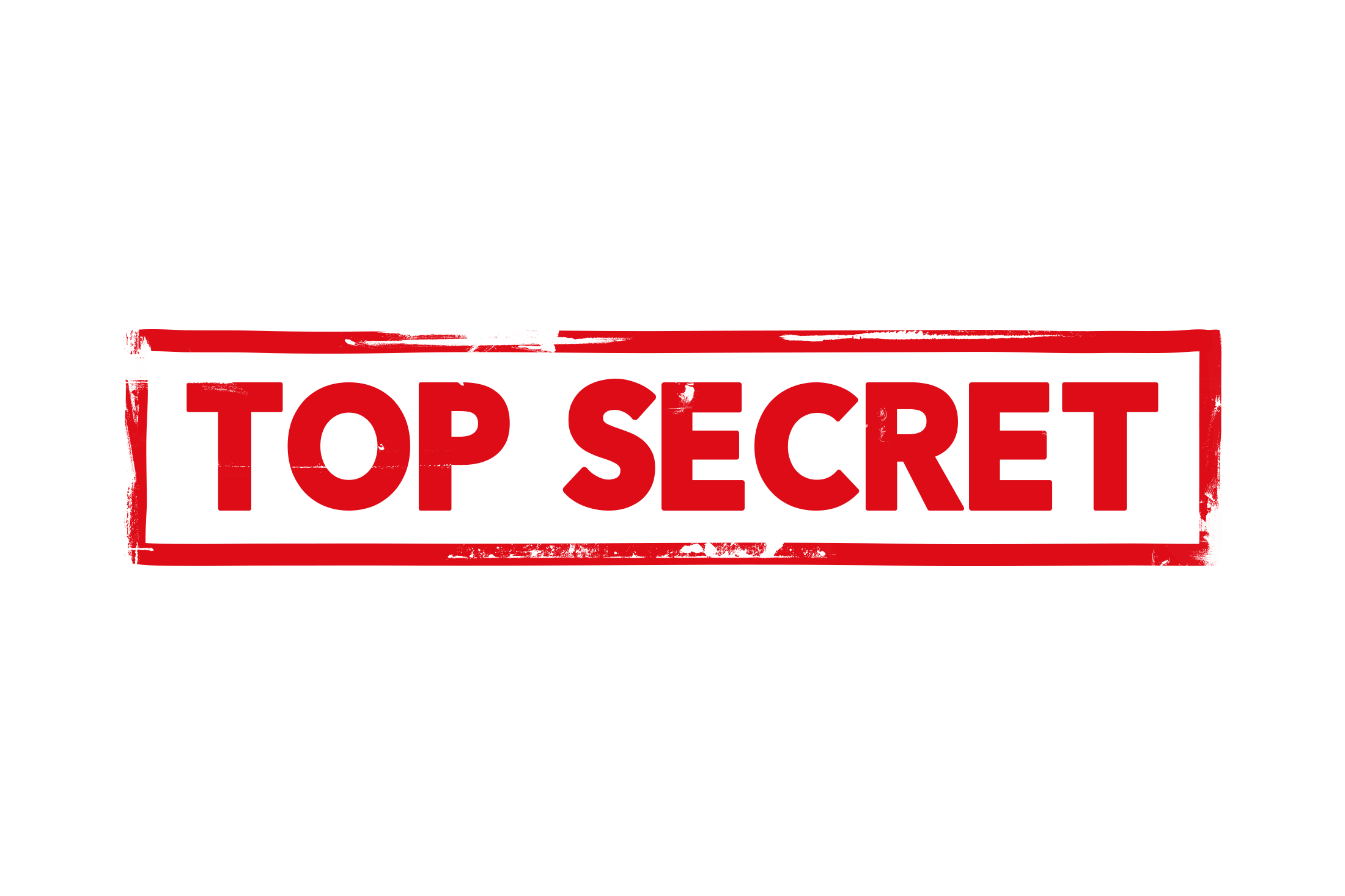 Top secret stamp PSD