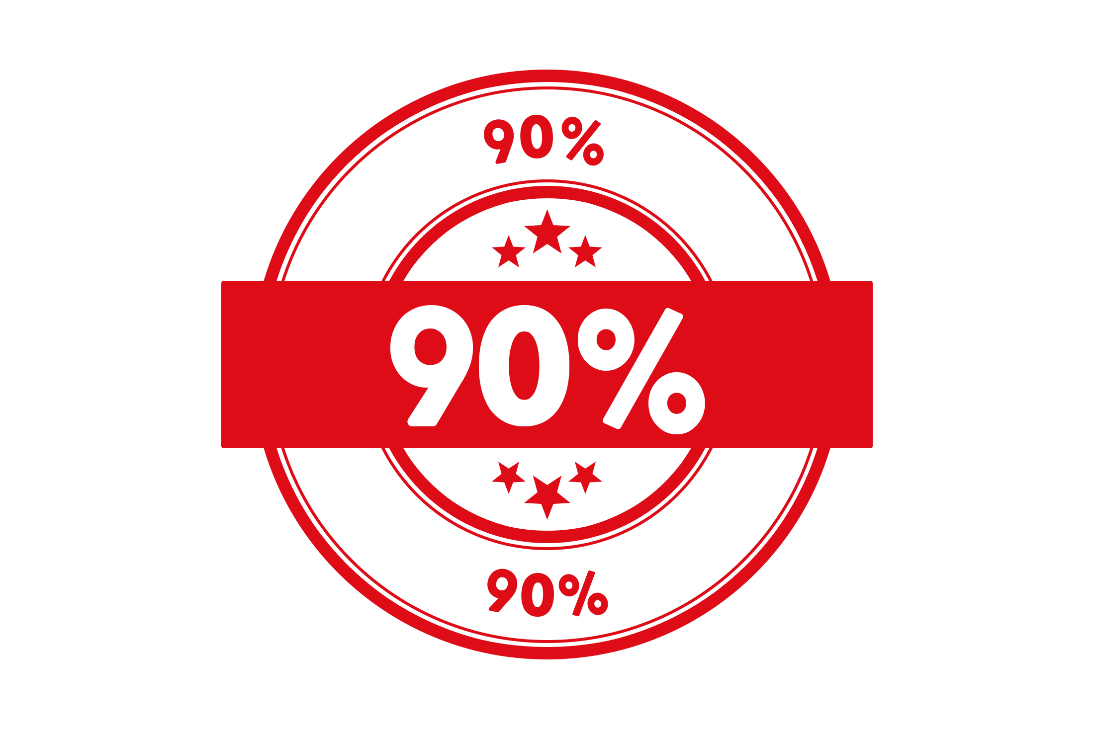 Round 90 Percent Stamp PSD PSDstamps