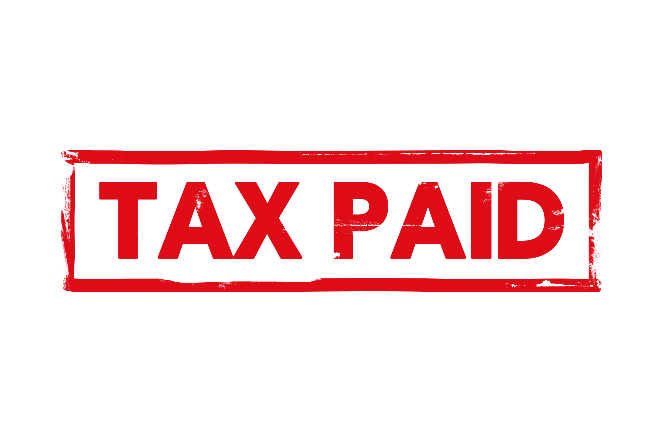 Tax paid stamp PSD