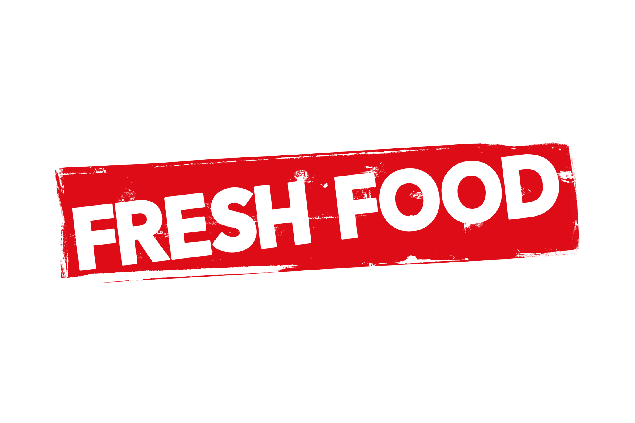 Grunge fresh food label PSD