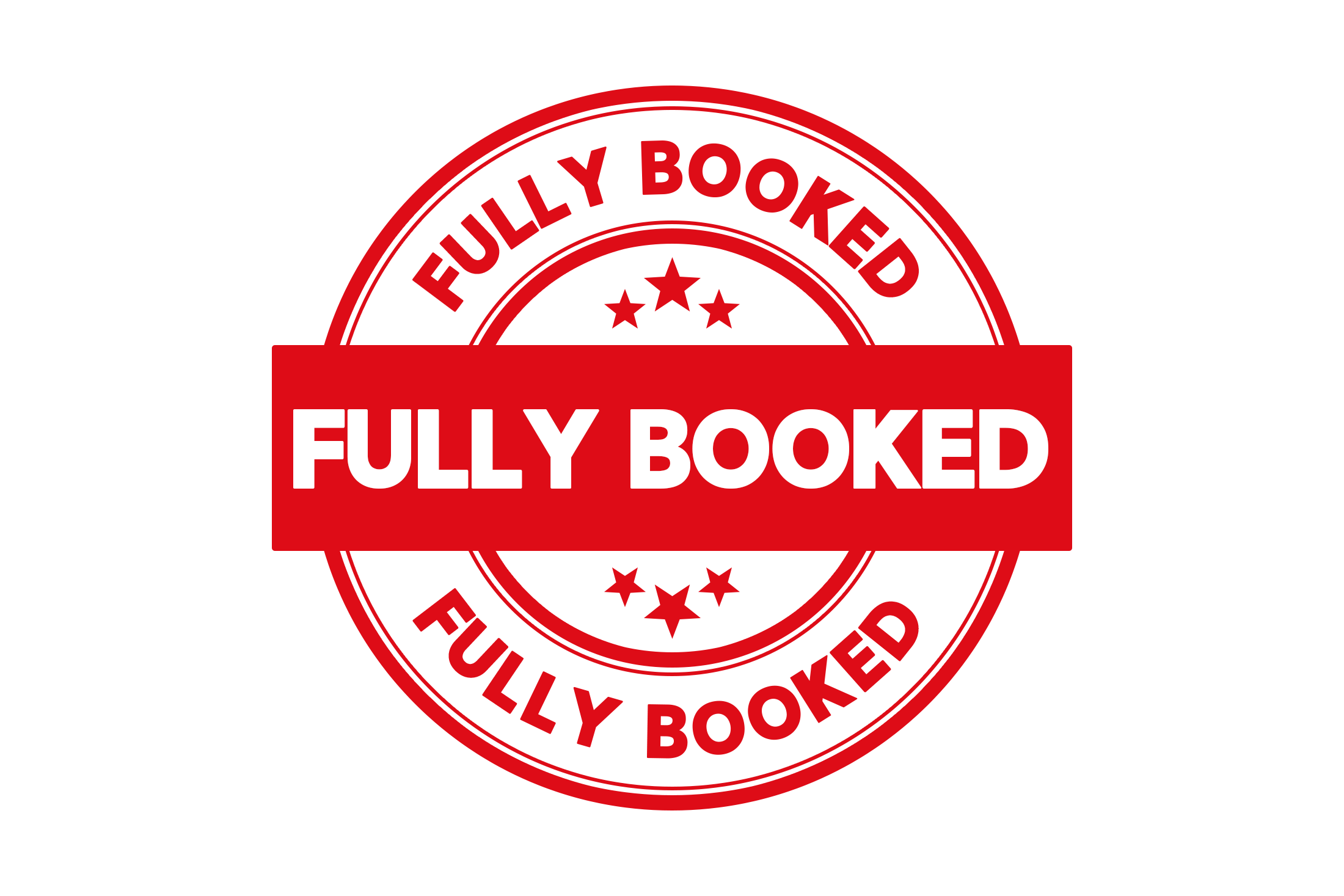 Round fully booked stamp PSD