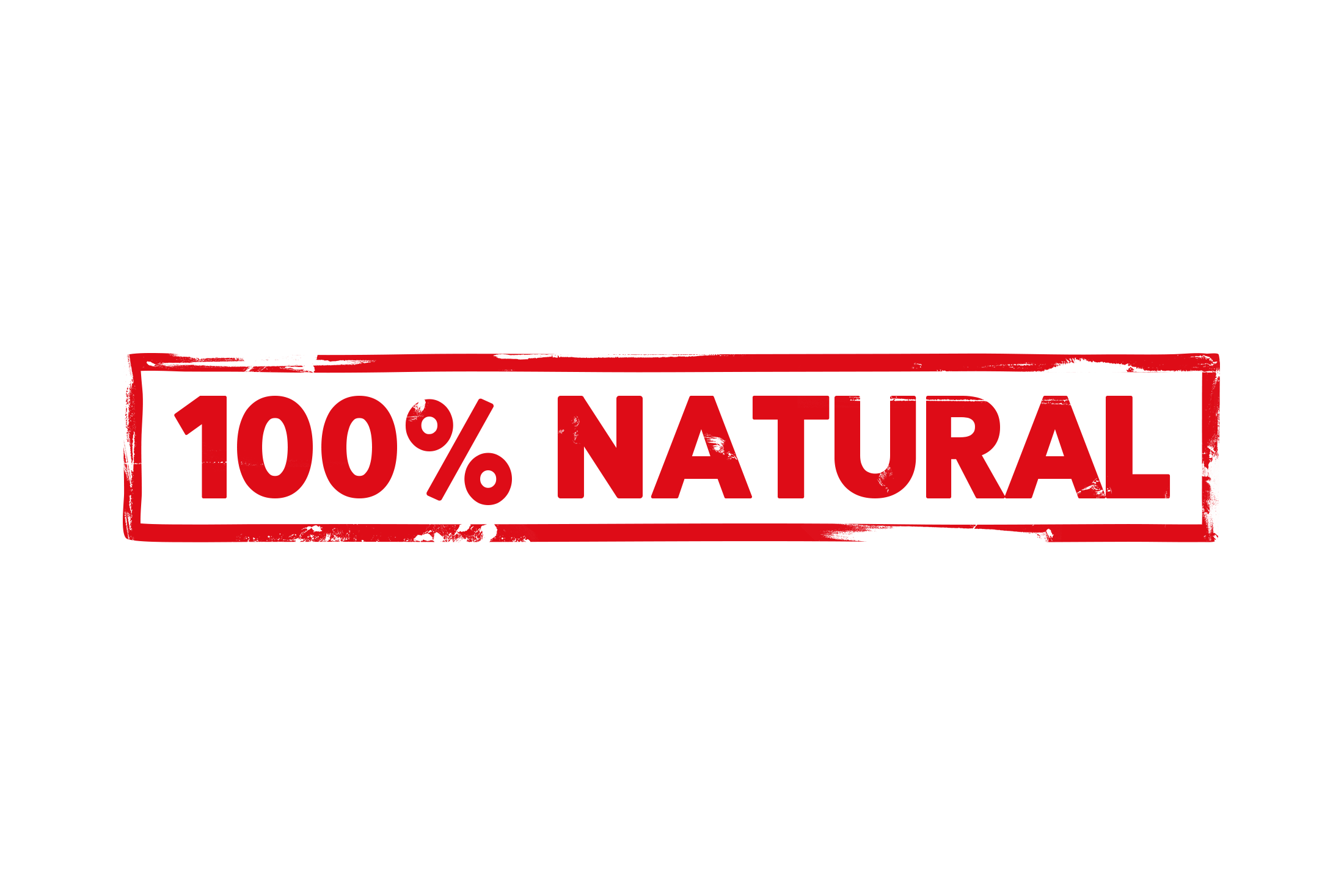 100 percent natural stamp PNG and PSD