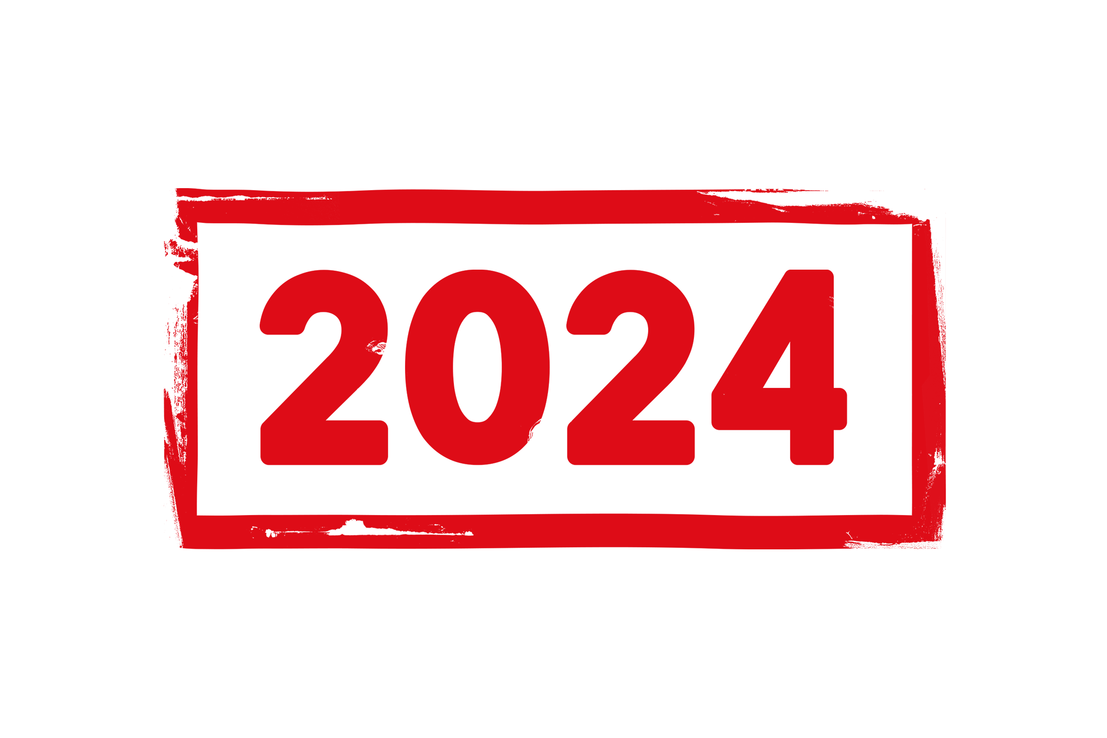 2024 stamp PNG and PSD