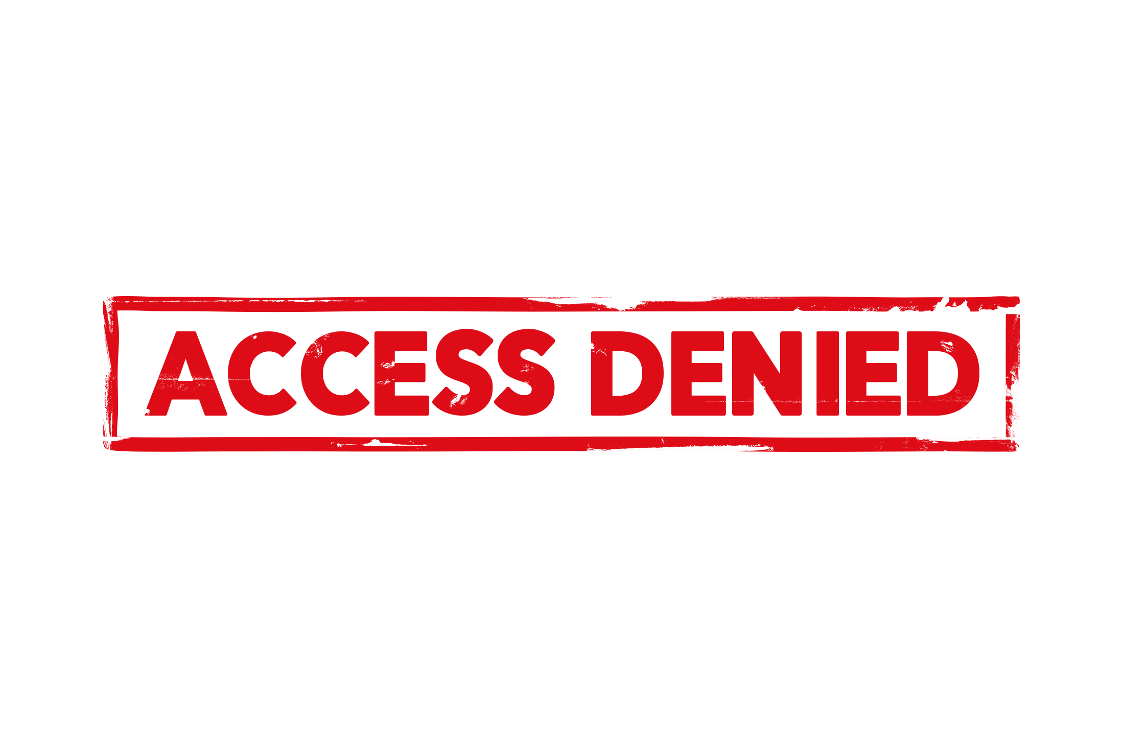 Access denied stamp PNG and PSD