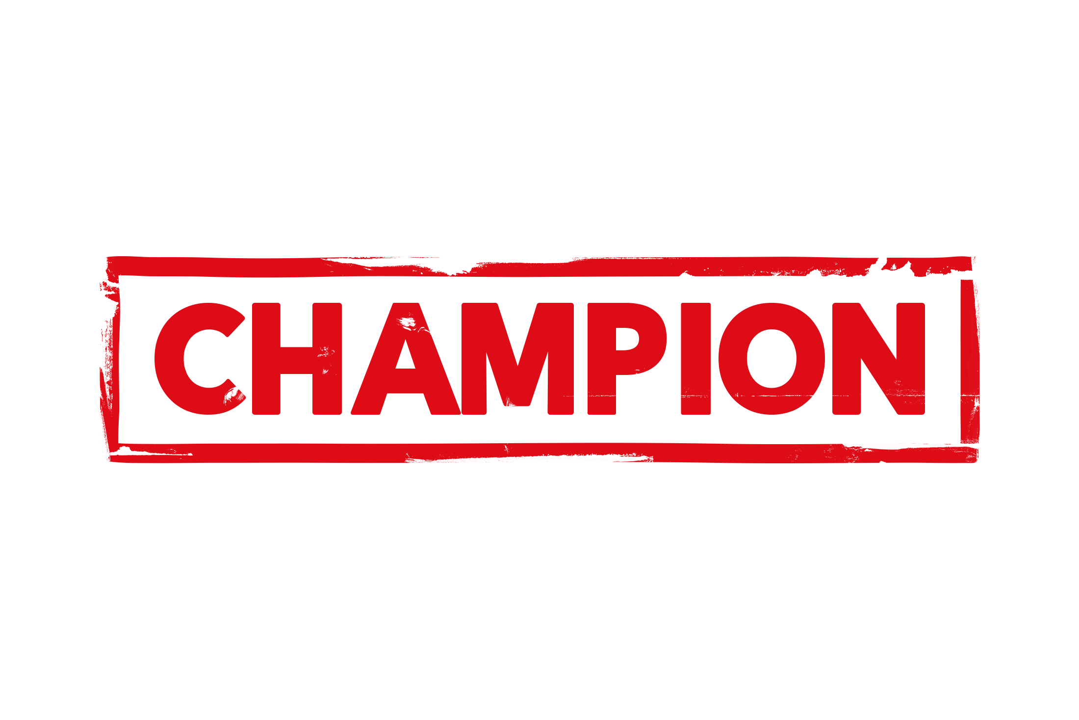 Champion stamp PNG and PSD