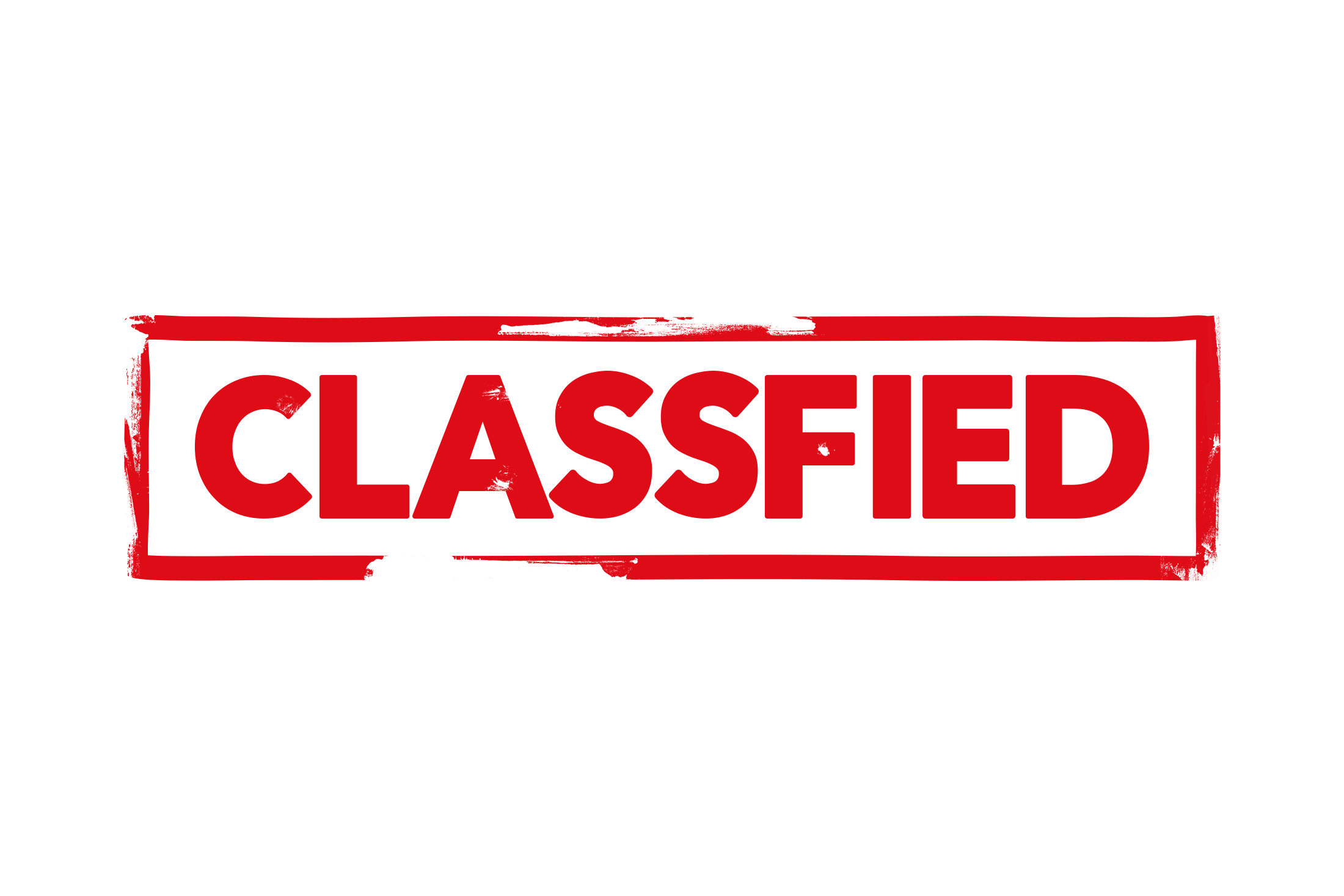 Classfied stamp PNG and PSD
