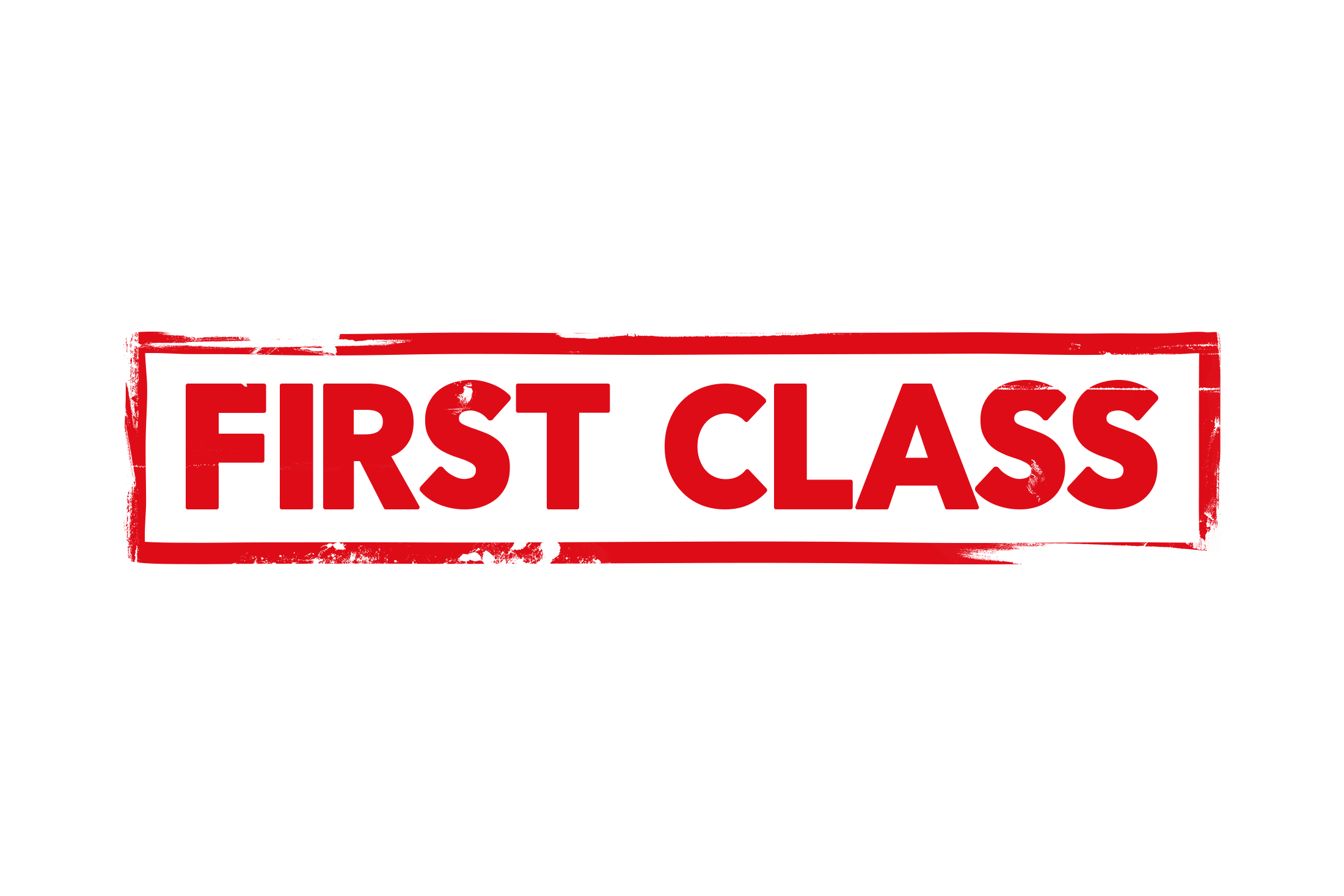 First class stamp PNG and PSD