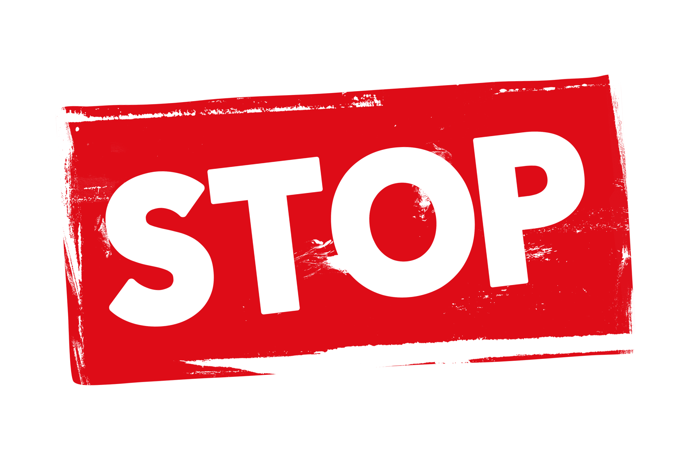 Grunge stop label PNG and PSD