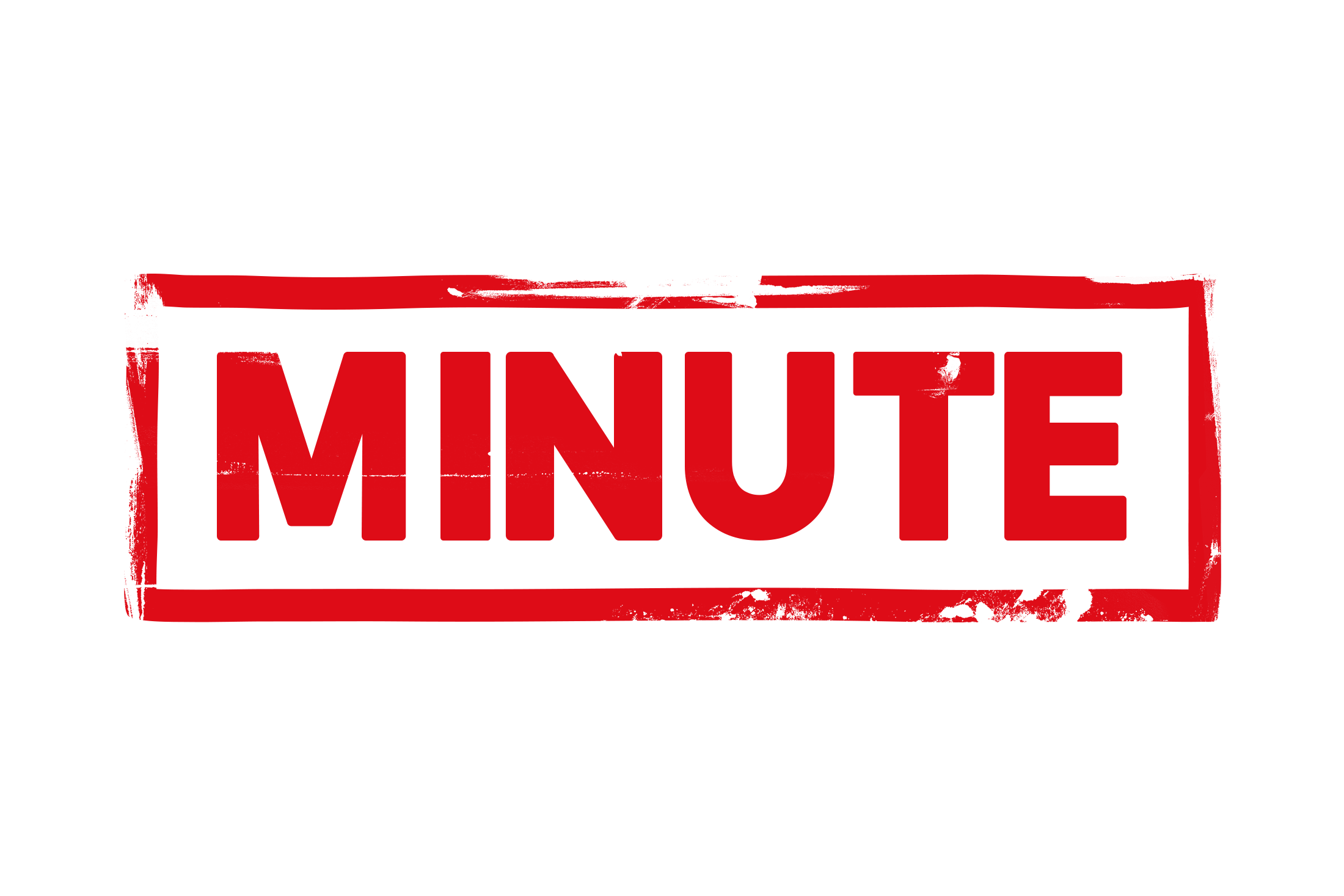 Minute stamp PNG and PSD
