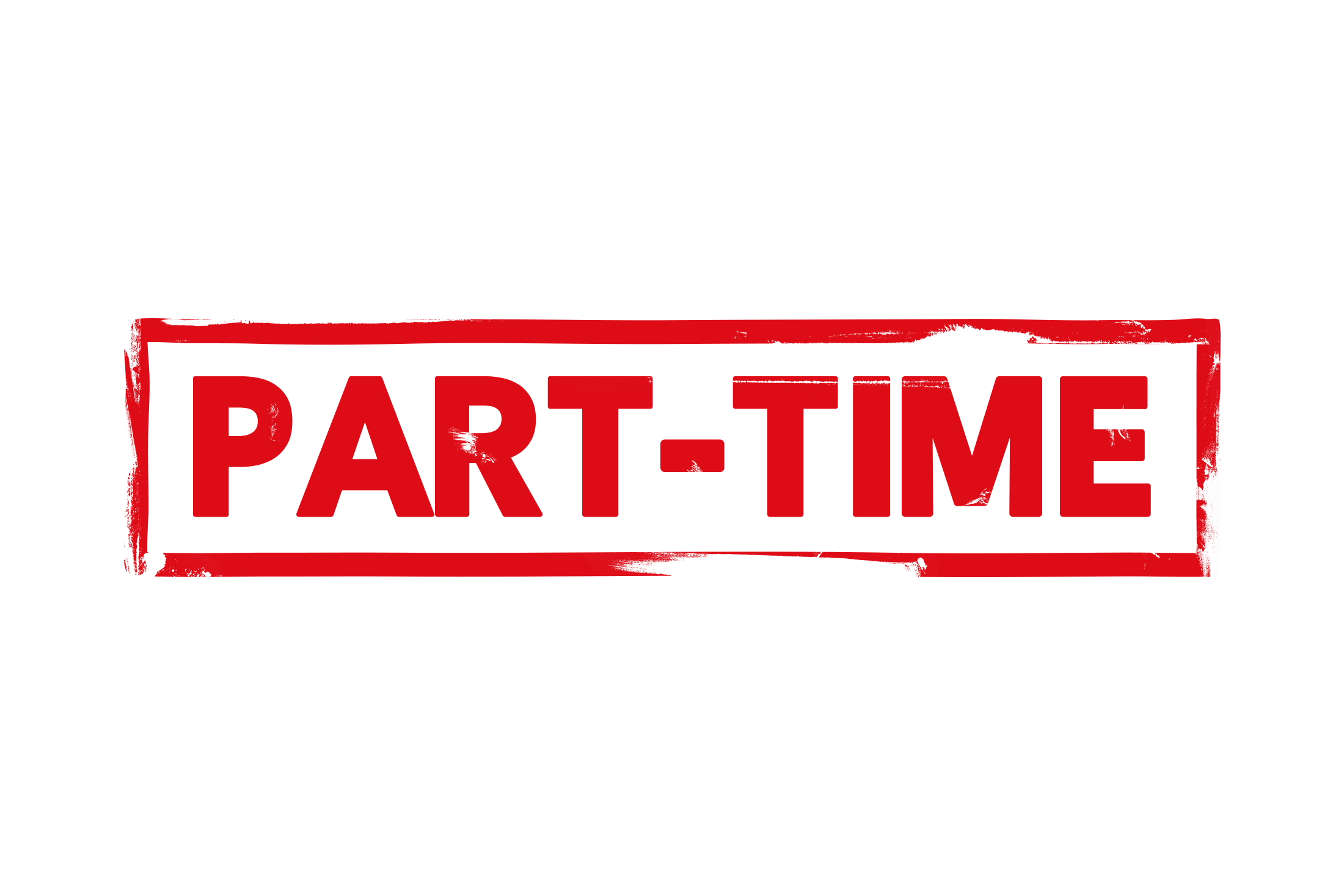 Part time stamp PNG and PSD