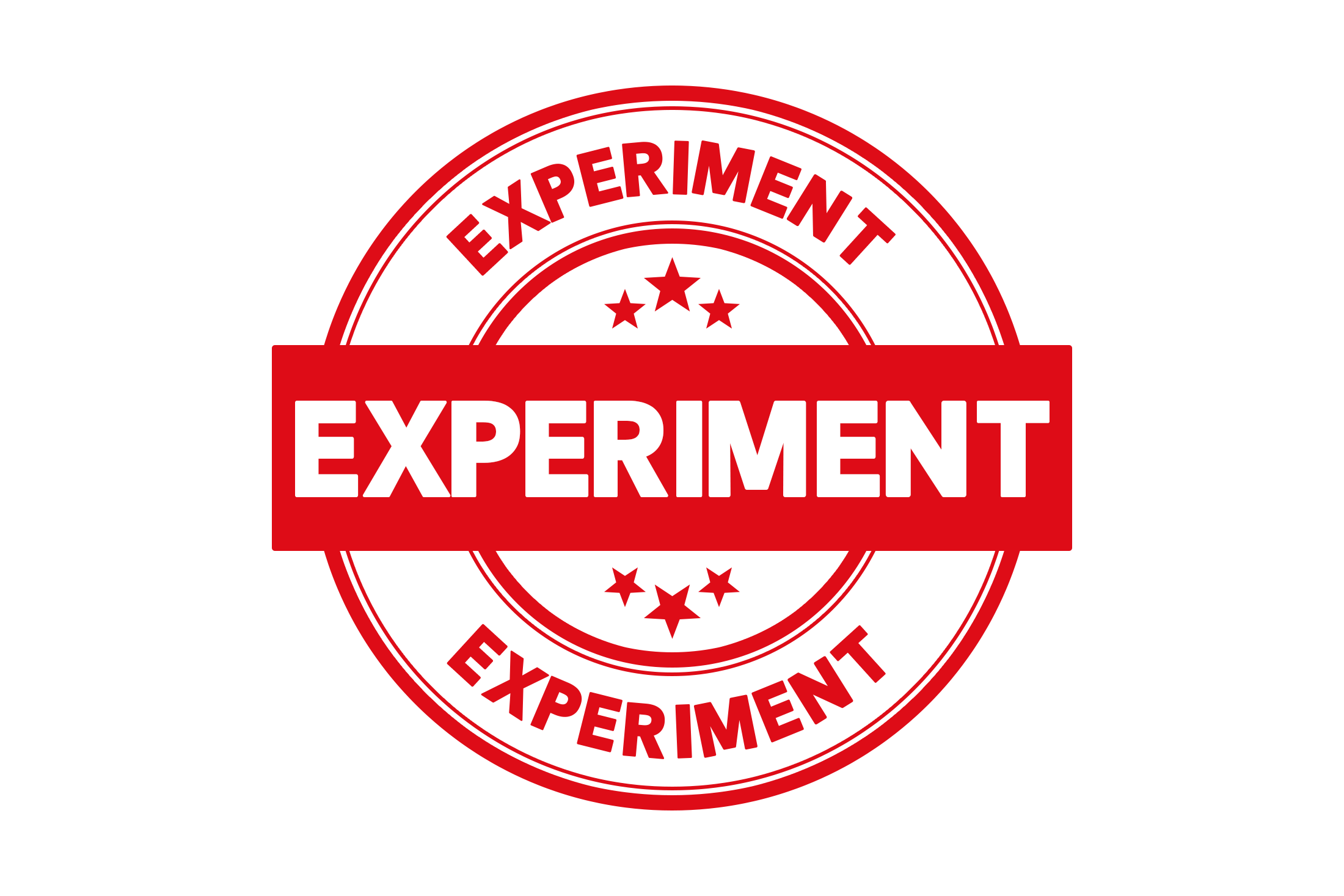 Round experiment stamp PNG and PSD