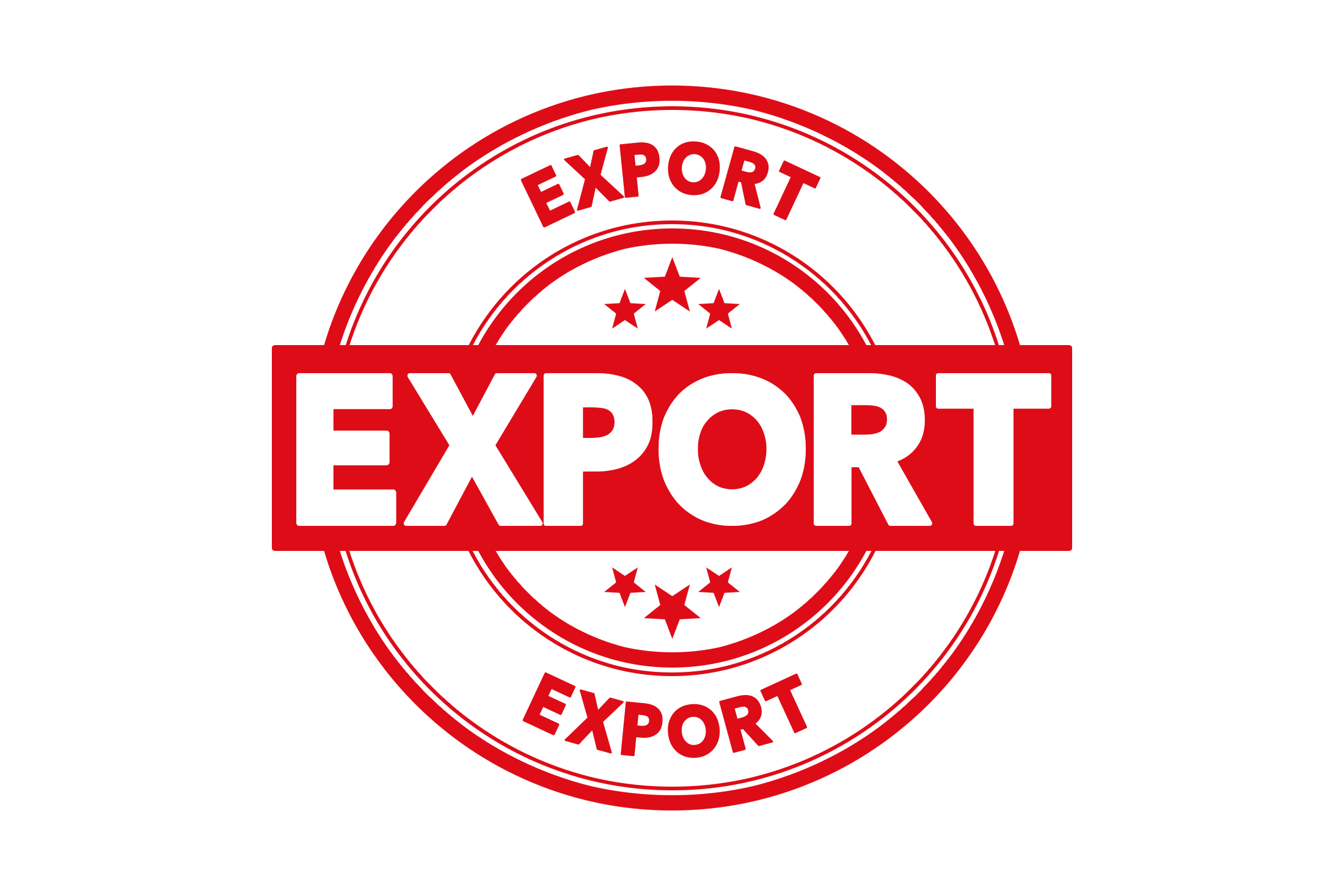 Round export stamp PNG and PSD