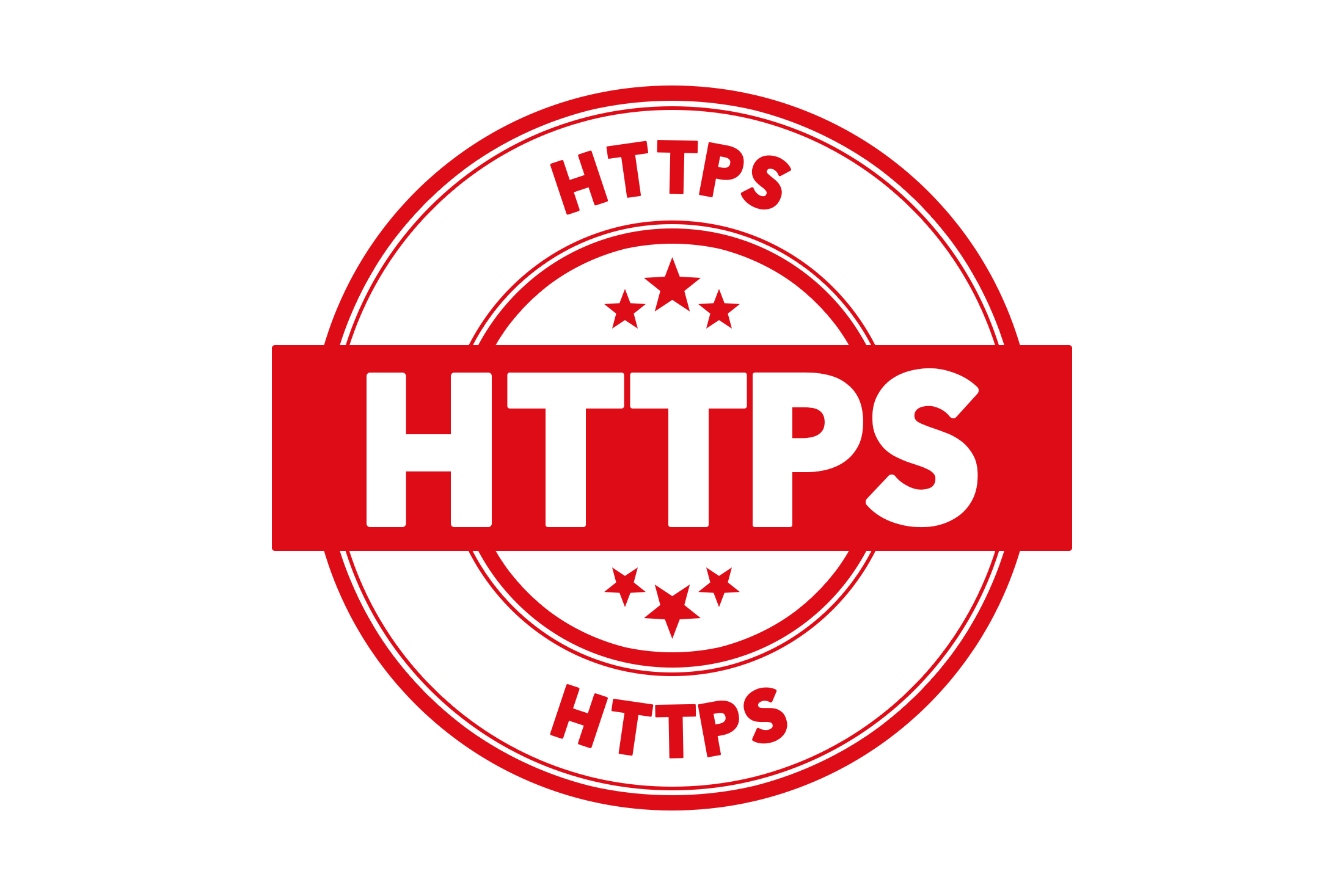 Round https stamp PNG and PSD