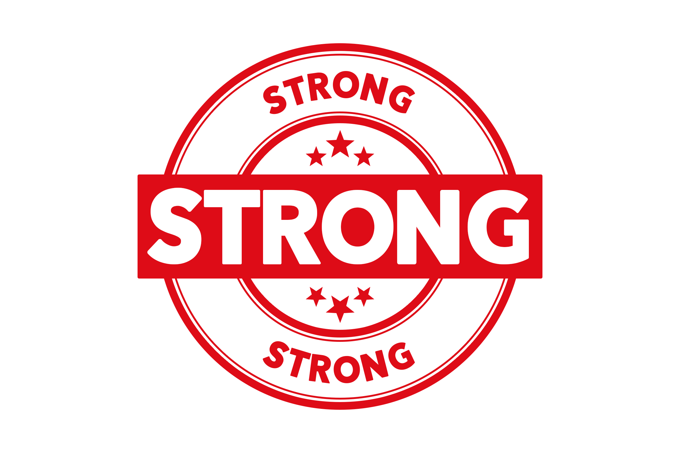 Round strong stamp PNG and PSD