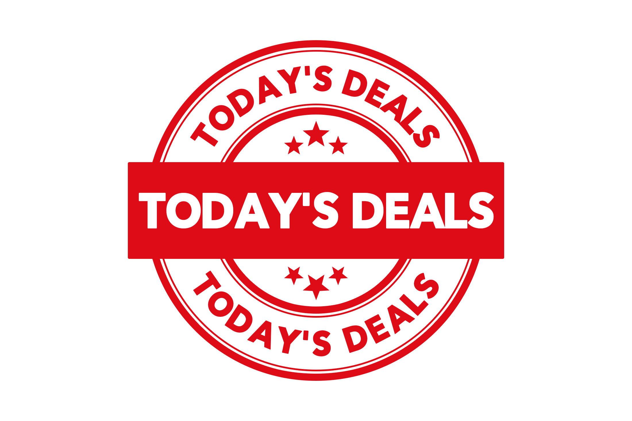 Round todays deals stamp PNG and PSD